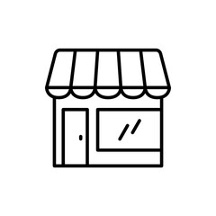 Bakery store outline icons, minimalist vector illustration ,simple transparent graphic element .Isolated on white background