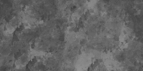 Dark black grunge textured concrete old blackboard and chalkboard rough background. Panorama dark grey black slate background or texture. Vector black concrete texture. Stone wall background.