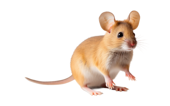 Mouse Isolated on Clear Background
