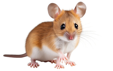 Mouse Isolated on a Transparent Canvas