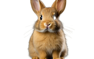 Rabbit Isolated on Clear Background