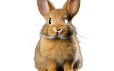 Rabbit Isolated on Clear Background