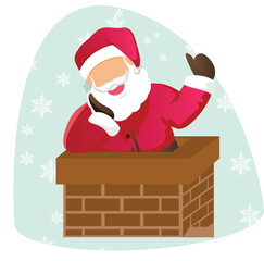 Santa claus gift Vector Illustration that can be easily modified or edit

