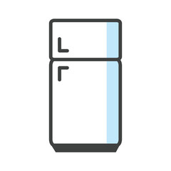 Refrigerator icon isolated vector on trendy design
