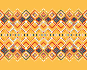 Traditional geometric ethnic fabric pattern design for textiles, rugs, wallpaper, clothing, sarong, scarf, batik, wrap, embroidery, print, curtain, carpet, wallpaper, wrapping, Batik, vector