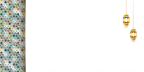 empty islamic ramadan kareem eid mubarak background	