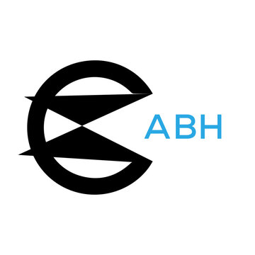 ABH Letter logo design template vector. ABH Business abstract connection vector logo. ABH icon circle logotype.
