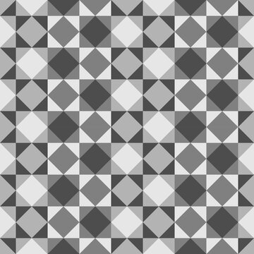Diamonds, rhombuses, triangles seamless pattern. Geometric image. Folk ornament. Ethnic ornate. Tribal wallpaper. Geometrical background. Retro motif backdrop. Ethnical textile print. Abstract vector