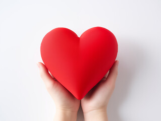 Obraz premium 手に持たれたハート