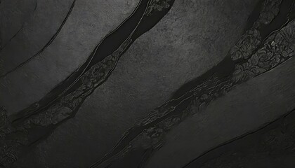 dark metal wallpaper with rock background the art of abstract black texture - obrazy, fototapety, plakaty