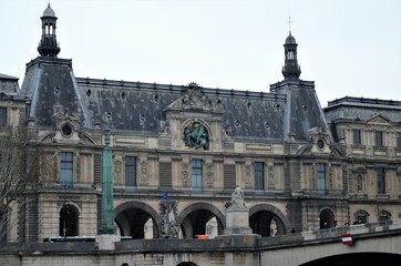Paris, France 03.23.2017: old architecture in Paris