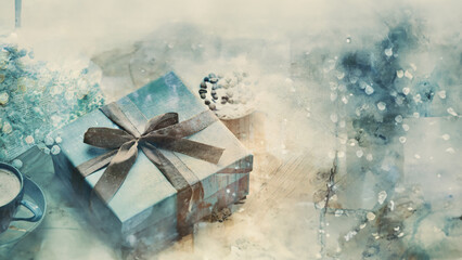 おしゃれなギフトボックス　アンティーク