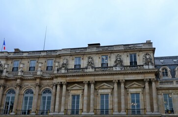 Paris, France 03.24.2017: Jardin du Palais Royal