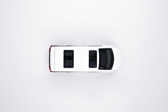 isolated simple and minibus car suv mpv van luxury sport family on white background that easily removable. 