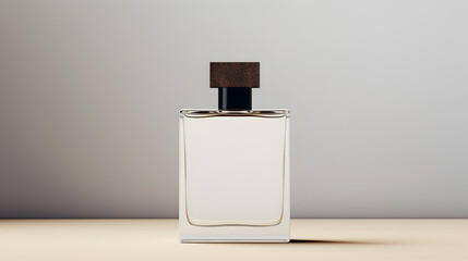 Men's perfume bottle mockup