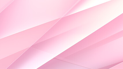 Elegant Flat 2D Background with Pastel Pink and Gold Geometric Shapes