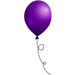 Purple balloon for Mardi Gras © pepearlsan