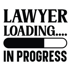 lawyer loading..... in progress SVG