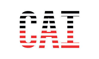 CAI three initial letter iconic line negative space minimal logo design vector template. monogram, abstract, wordmark, business, typography, minimalist, brand, company, flat, modern, unique, simple