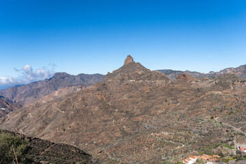 landscape with mountains and sky