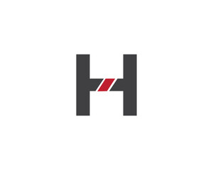 H letter creative logo design.