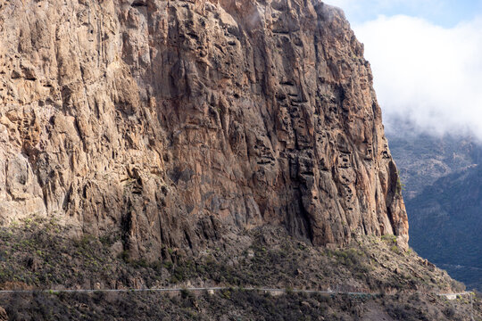 rock in the mountains