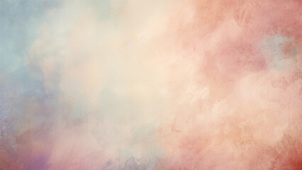 Fototapeta premium Vintage Pastel Floral Background with Watercolor Effect