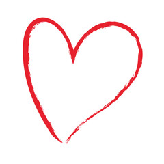 Hand Drawn Heart Line