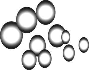 Illustrasi Design Element Polka Dots 