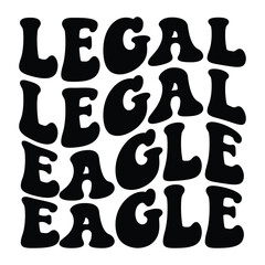 Legal eagle Retro SVG