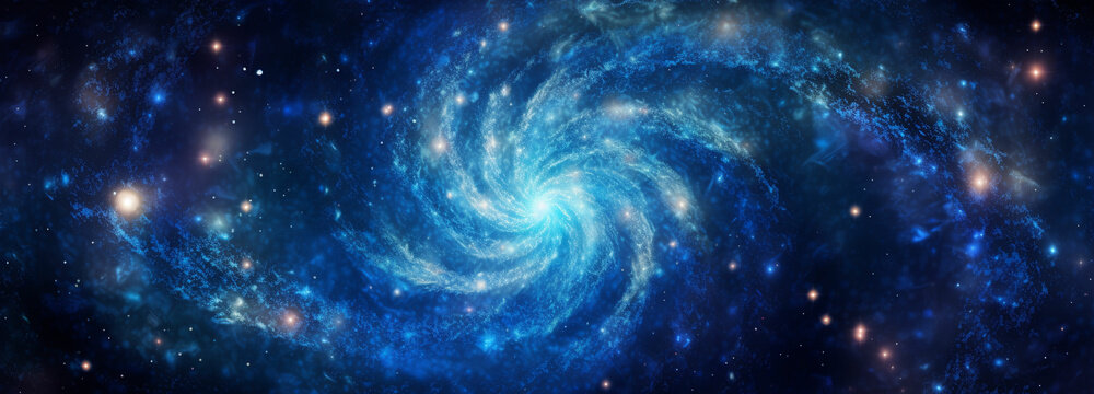 A star clipart with a spiral galaxy pattern inside, giving it a cosmic and celestial feel