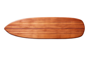 Wooden Paddle Board On Transparent PNG