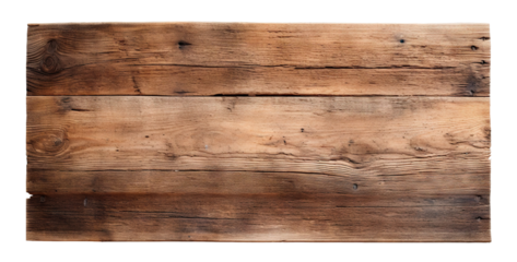 Wooden plank cut out