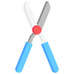 scissors multi color icon, related to spring theme. use for app and web development.