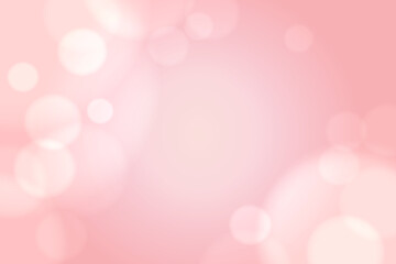 柔和なピンクのボケ背景