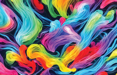 Obraz premium abstract colorful waves background, abstract colorful background