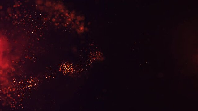 Huge gorgeous firestorm close-up animated background. Fire sparks and particles moving with the wind. Huge fire with fire flakes and burst. Epic fire background. Danger, conflagration, blaze. 4k