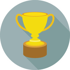 gold trophy cup. education icon vector, education icons png, education symbol, education symbol images.