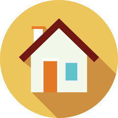 house icon on button. education icon vector, education icons png, education symbol, education symbol images.