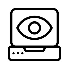 spyware line icon