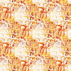 Abstract seamless pattern with acrylic painting