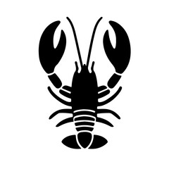 Silhouette of Lobster