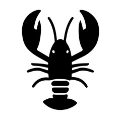 Silhouette of Lobster