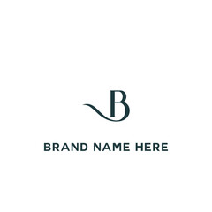   B logo, B, B letter vector icon. B letter logo design for fashion and beauty and spa company.
