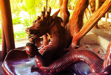 Wooden dragon, symbol of 2024
