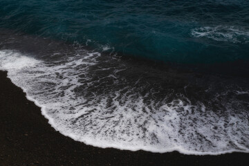 waves on the beach