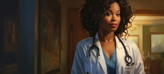 Illustrate the doctor explaining the importance of follow up care, regular check ups, and ongoing support.