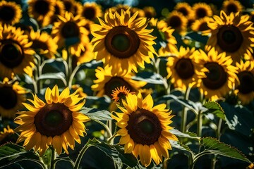 sunflowers in the field