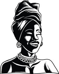 black woman silhouette