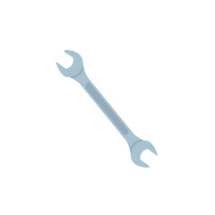 Wrench isolated on white background.